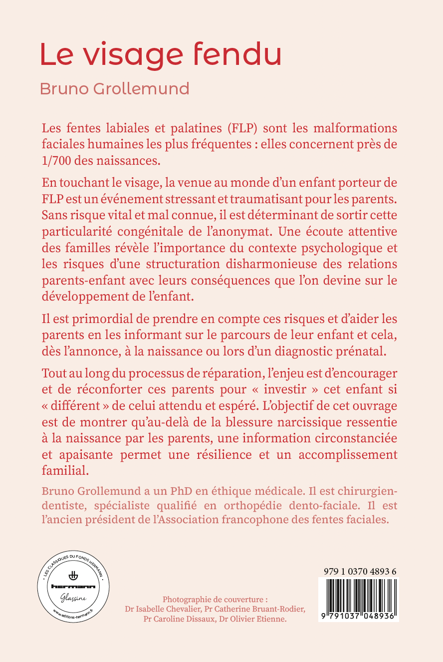 Image 4e de couverture livre le visage fendu