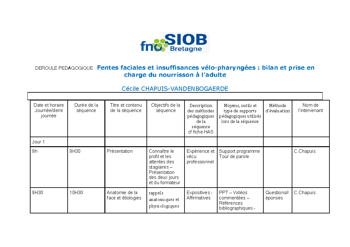 Image Formation Fentes et IVP St Brieuc 2023   Programme Page 1