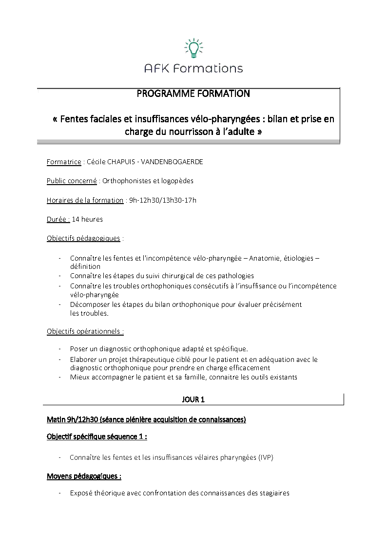 Image Formation Fentes et IVP Strasbourg 2023   Programme Page 1