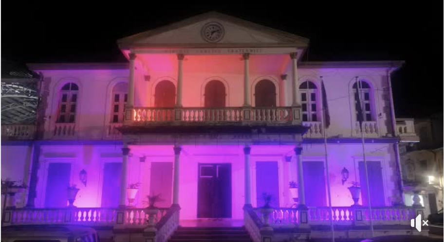 Image illumination Hôtel de ville Guadeloupe JIMR 2022
