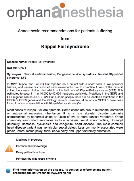 Feil Syndrome de Klippel-Feil