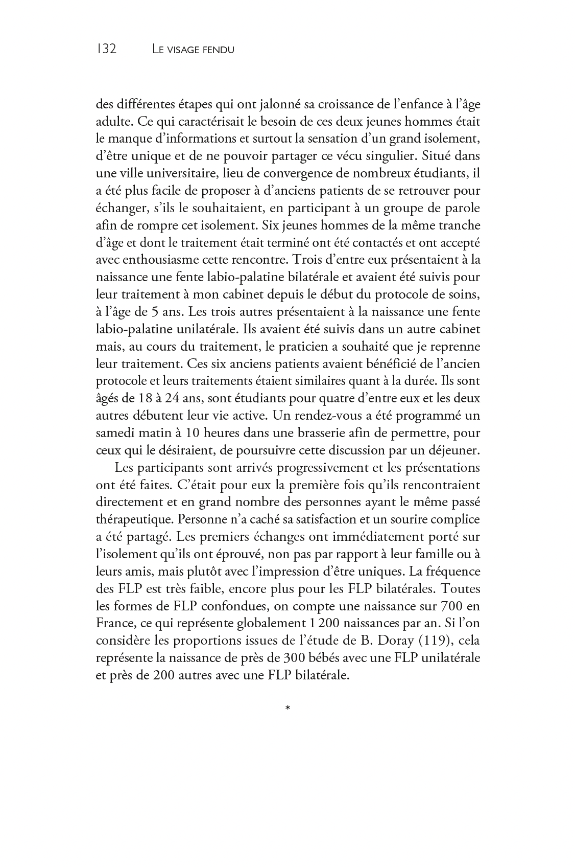 Image p132 livre le visage fendu