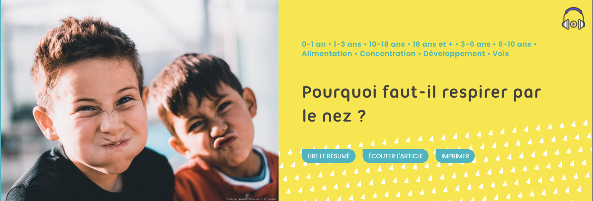 Image site Allo Ortho Page respirer par le nez