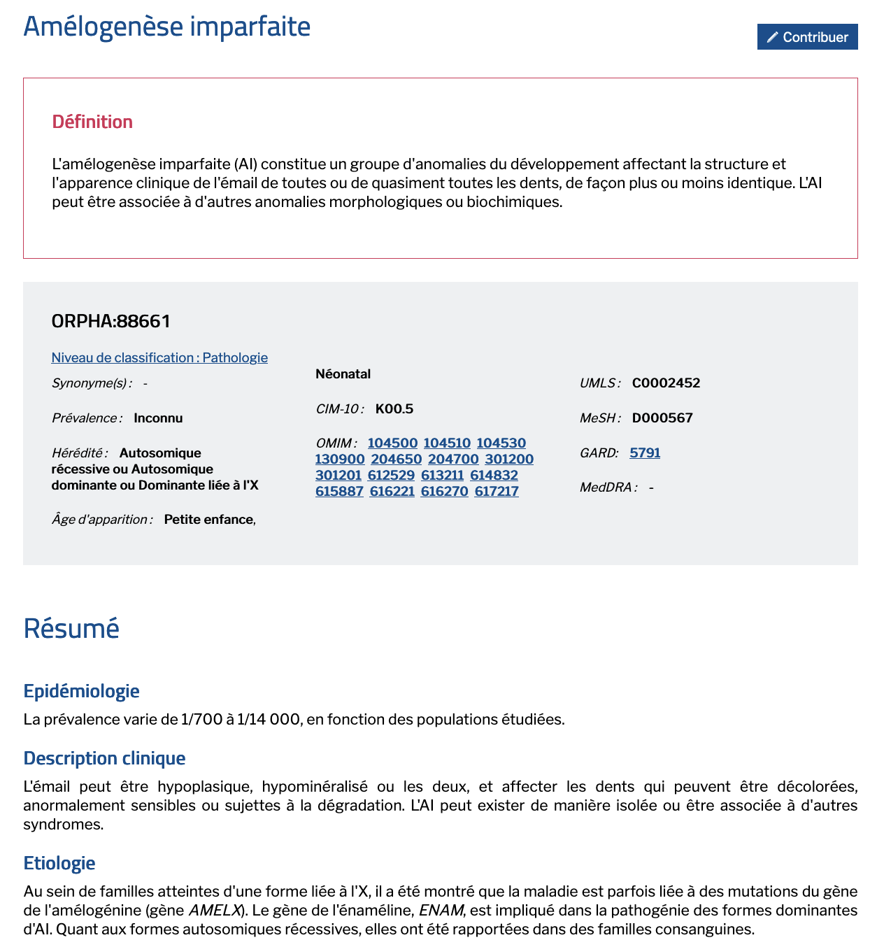 Image Site Orphanet Page AI