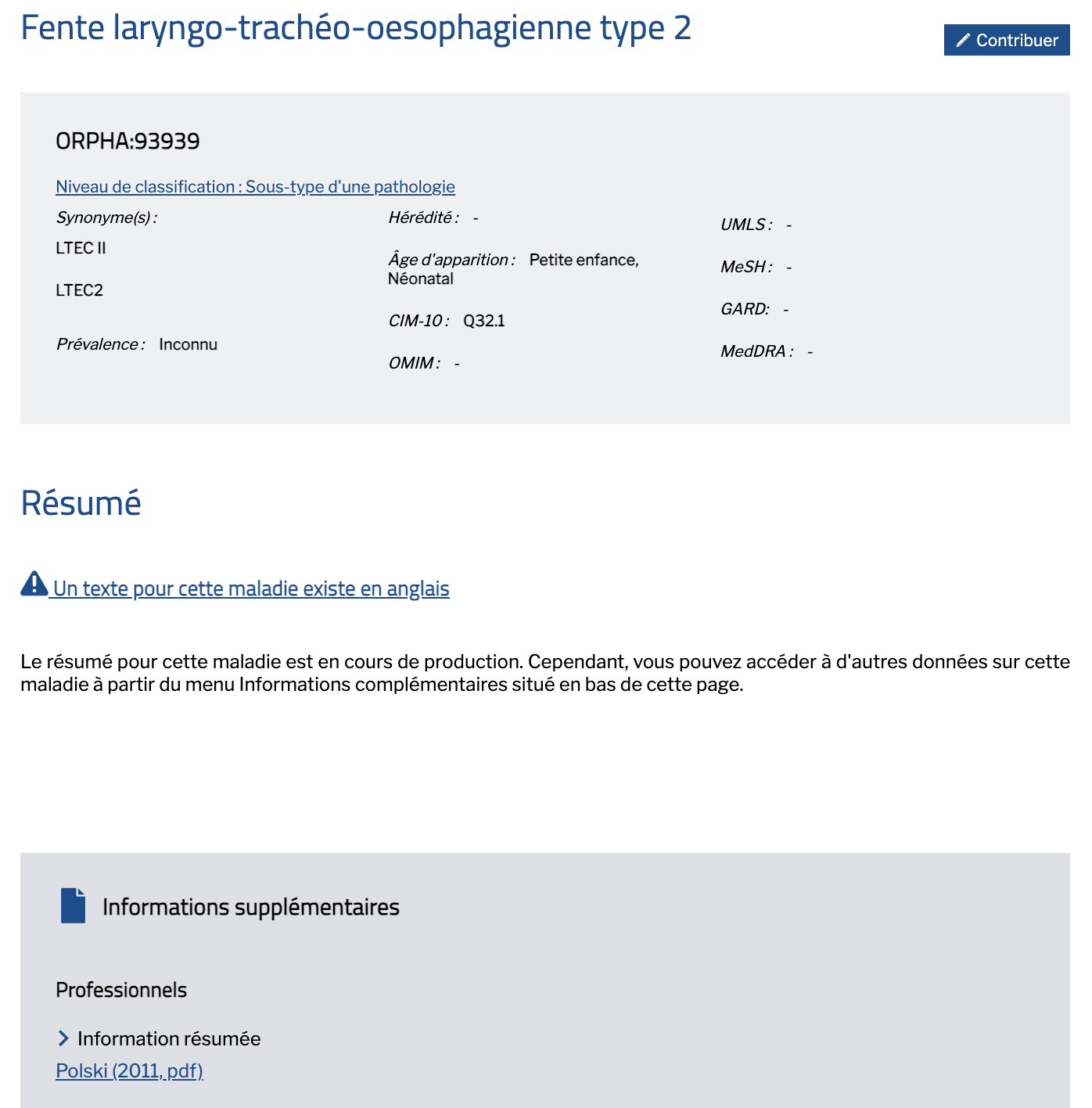 Image Site Orphanet Page FLTO  type2