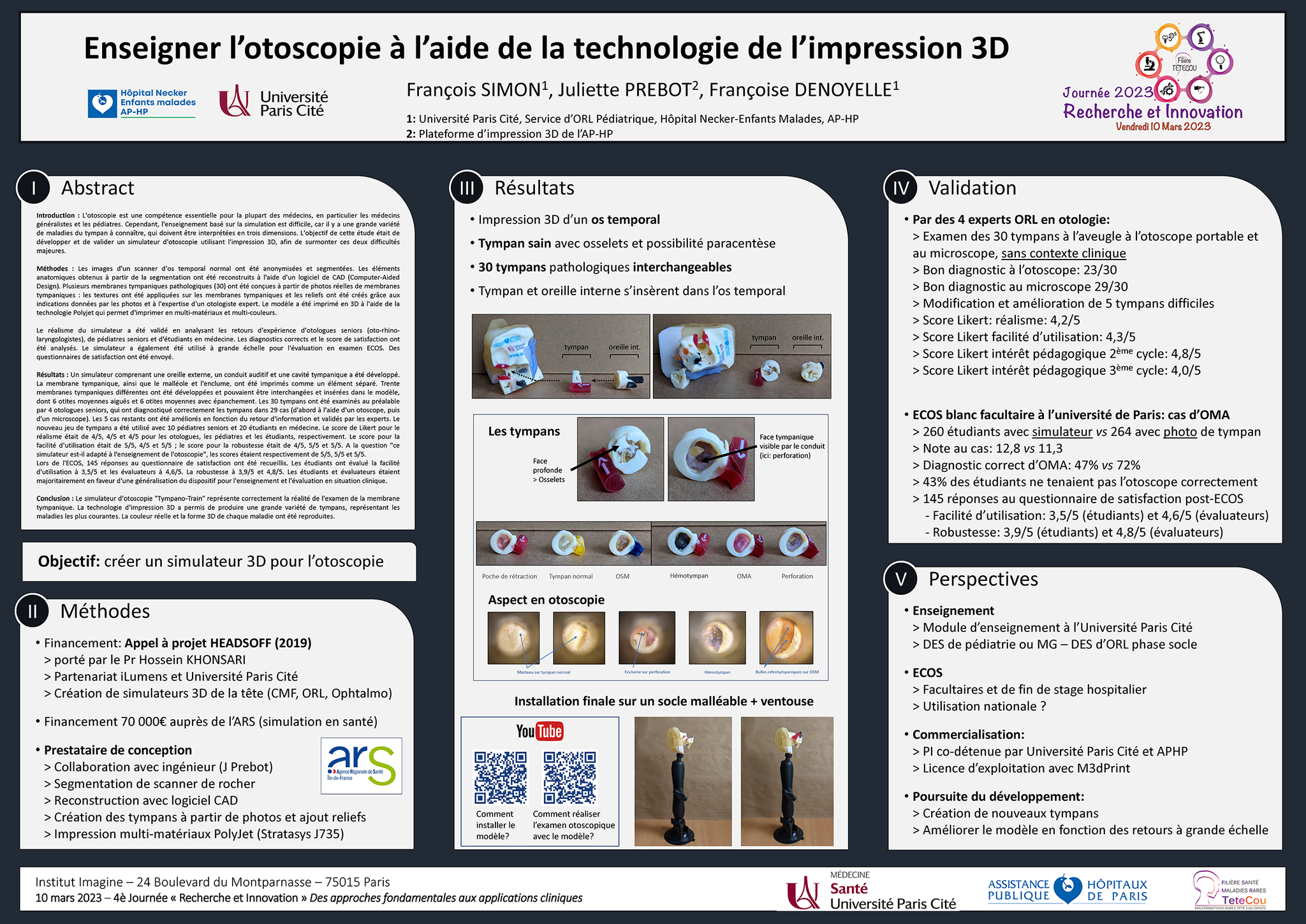 Poster Filière Tête et Cou 2023 v2